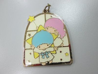 【Dec16】Sanrio三麗鷗Little Twin Star雙子星│金屬製飾品│expoxy透明膠表面有輕微刮傷痕跡
