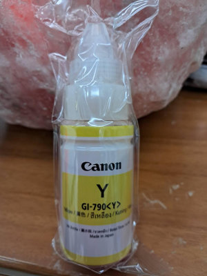 ☆呈運☆裸裝CANON GI-790Y 原廠黃色墨水 適用:G1000/G2002/G3000 G系列 70ML