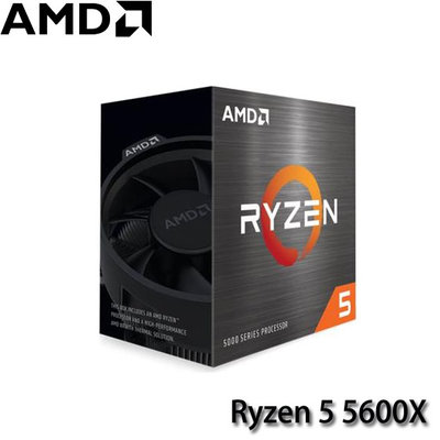 【MR3C】含稅 全新公司貨 AMD Ryzen 5 R5 5600X 3.7GHz 6核心 中央處理器 CPU