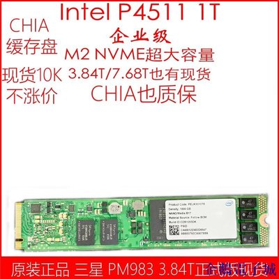 溜溜雜貨檔【優選 品質保障】intel DC P4511 M.2 1T/2T/4T M2 NVME 企業級 固態硬碟