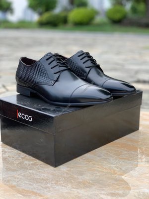 ~ECCO新款男士皮鞋男新款正裝皮鞋商務皮鞋男 023198 男皮鞋 黑色38-43