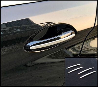 圓夢工廠 BMW 5系列 G30 G31 518 520 525 530 改裝 鍍鉻銀 車門把手飾條 門拉手貼條