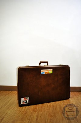 【BRASS PARK 銅公園】荷蘭復古旅行箱 古董/歐洲老件/飾品/vintage/retro/suitcase