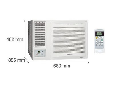 Panasonic 國際牌 定頻窗型 左吹 冷氣機 CW-P60SL2 (適用10~12坪.免運+送安裝)