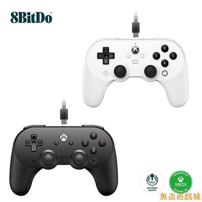 鴻運遊戲8bitdo Pro 2 Bbox 有線 USB 遊戲手柄控制器,適用於 Xbox Series X、Xbox Seri