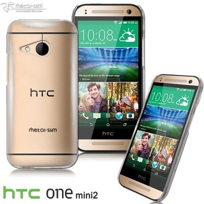 【Metal-Slim】HTC ONE MINI 2 透明系列 新型 保護殼 硬殼 透明殼 手機殼 內附螢幕保護貼
