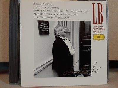 Bernstein Edition,Eagar-Enigma Varations,伯恩斯坦指揮演繹艾爾嘉-艾格蒙變奏曲等，如新。