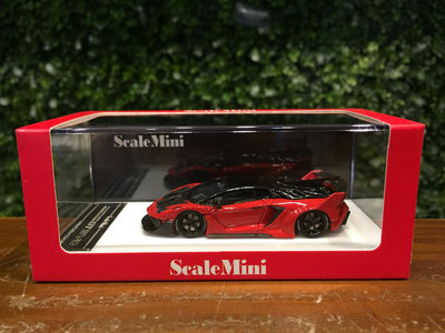 1/64 ScaleMini LBWK Aventador GT EVO Red Carbon【MGM】