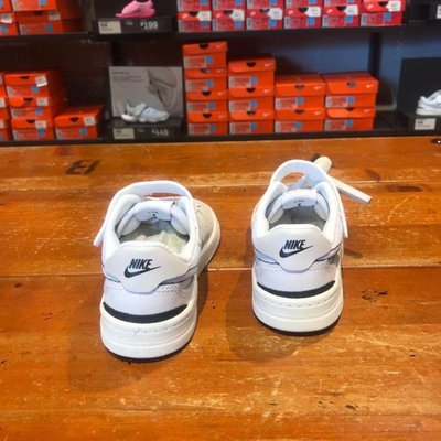 KEY運動城Squash-Type 兒童休閒運動板鞋小白鞋CJ4120-100