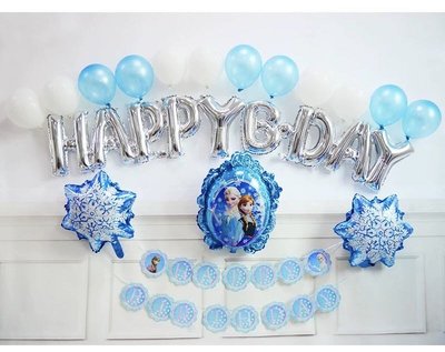 《生活晶選》冰雪奇緣 氣球 汽球 生日慶生 慶祝 Frozen Elsa 艾莎 安娜 雪寶 《台北可面交》