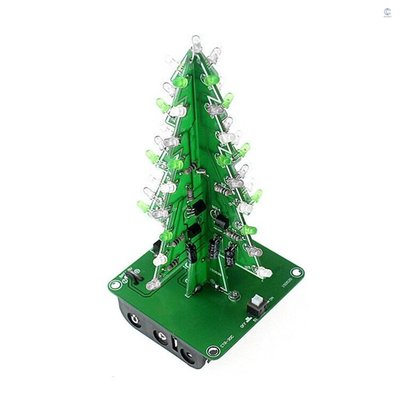 DIY七彩易製作LED燈聖誕樹帶音樂電子學習套件模塊