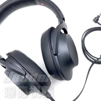 【福利品】SONY MDR-100AAP 黑 Hi-Res 高音質 耳罩式耳機☆無外包裝☆送收納袋