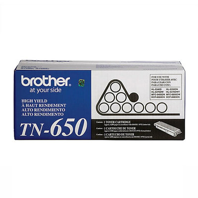 Brother TN-650 原廠高容量黑色碳粉匣 適用 MFC-8480DN/MFC-8890DW/HL-5340D/