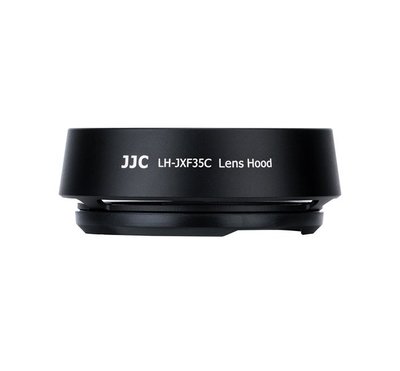 JJC LH-JXF35C黑色金屬鏡頭遮光罩適用於FUJINON 相容LH-XF35II遮光罩XF 23mm