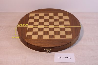 [桌遊] 胡桃木製西洋棋組 CHESS