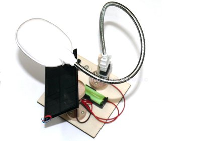 【UCI電子】(二Z-1)  DIY材料包 太陽能檯燈 照明燈  教學教具 太陽能檯燈 台燈  散件出貨