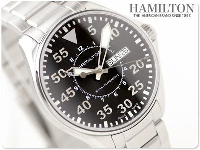 HAMILTON 漢米爾頓 手錶 Khaki Pilot 男錶 中性錶 機械錶 瑞士製 H64425135