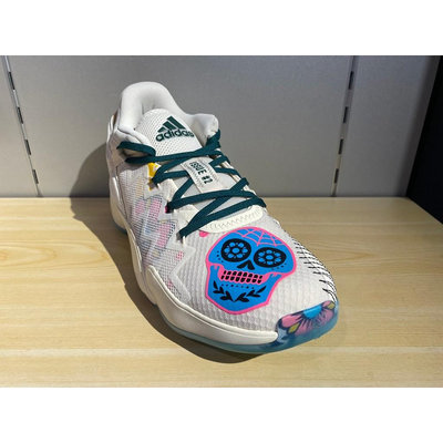 adidas DON Issue 2 GCA 籃球鞋 男 愛迪達 亡靈節 骷髏頭 Bounce中底 白彩 FY9996