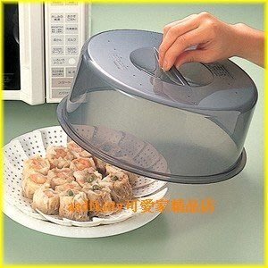 asdfkitty*日本製 CAKELAND 加高型 微波蓋-不易接觸到食物-不噴髒微波爐-冰箱 碗盤保鮮蓋/蛋糕蓋