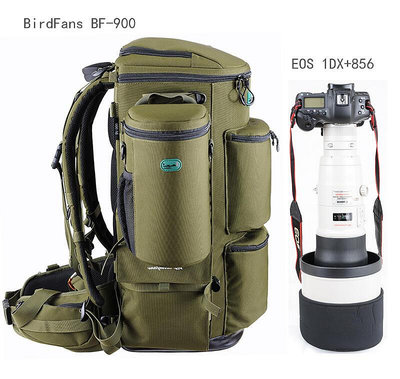 極致優品 Birdfans 鳥友 BF-900大炮遠攝鏡頭800mm定焦長焦相機包雙肩背包 SY471