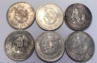 墨西哥瑪雅酋長大銀幣1948年【店主收藏】21602