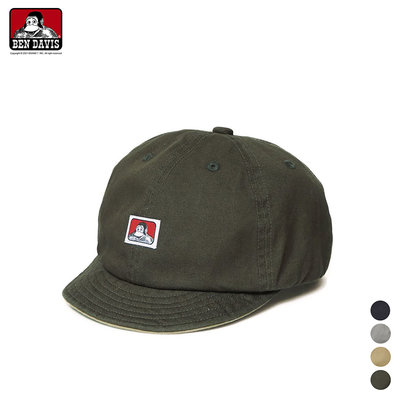 【Brand T】BEN DAVIS SHORT BRIM CAP 短帽沿 短邊帽 黑 灰 卡其 軍綠 LOGO款