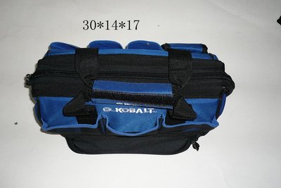 特價清倉 手提工具包 KOBALT 專業工具袋 硬式,零件包 帶多個隔層 整理箱 工具箱 電工
