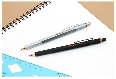 免運優惠 德國 rOtring 800 製圖用自動鉛筆(0.7mm)＊黑色/銀色 筆尖可收納