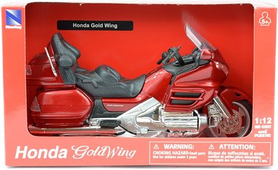 八田元氣小棧: 日版新品 1:12 NewRay 本田 HONDA 金翼摩托車模型2010款 GoldWing重機車合金