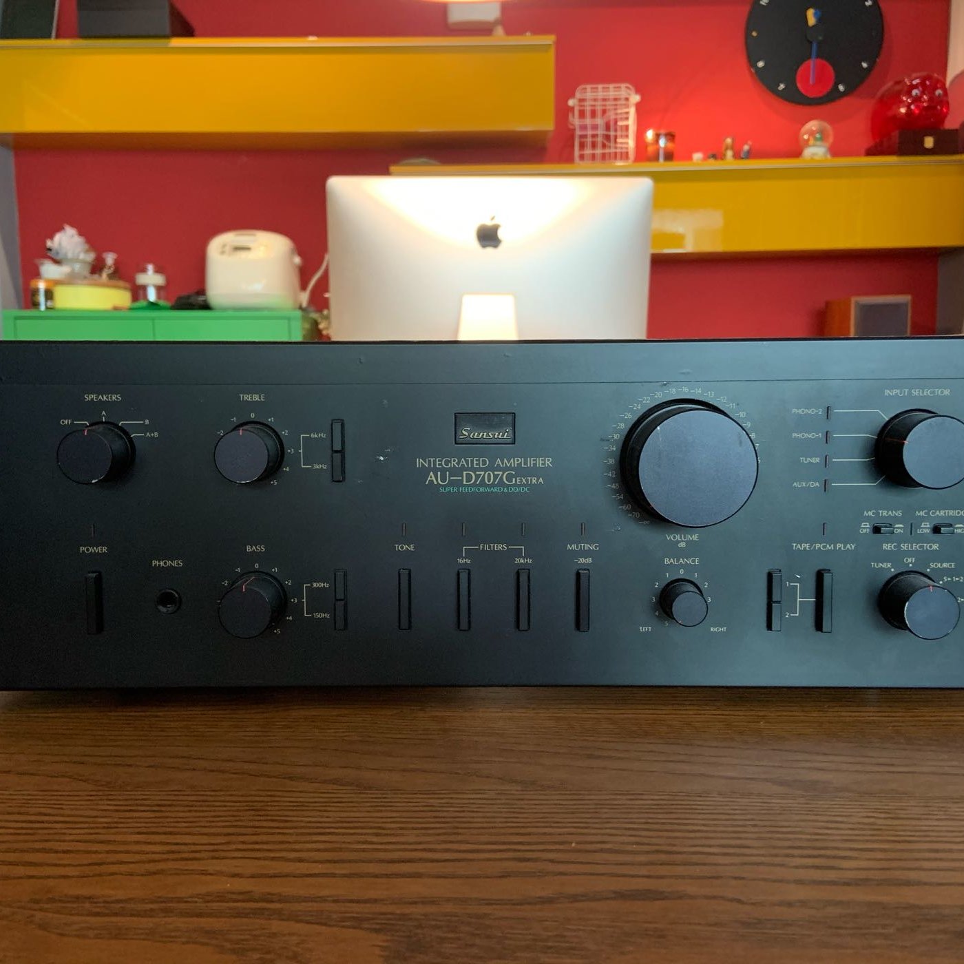 已售出）Sansui Au-D707G Extra綜合擴大機| Yahoo奇摩拍賣