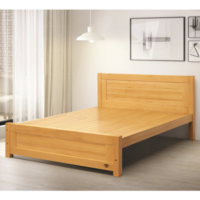 【在地人傢俱】24 輕鬆購-瑪莎檜木5尺雙人床台/床架~五分實木床板 GD76-5