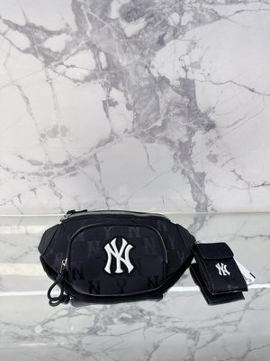 【熱銷】新款MLB腰包 潮流單肩包胸包斜背包 又美又A的腰包 洋氣包包 禮盒包裝
