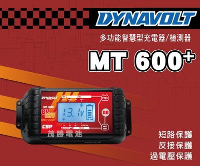 【茂勝電池】CSP 進煌 MT 600+ 脈衝式智能充電器 (6V/12V) 電池充電器 檢測儀