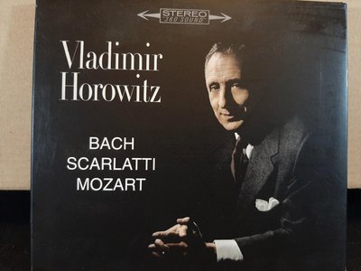 Horowitz,Bach,Scalatti&Mozart-霍洛維茲，巴哈，史卡拉第&莫扎特-奏鳴曲等鋼琴作品集，如新。