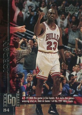 飛人 Michael Jordan 1997-98 Upper Deck #18 最後一擊卡