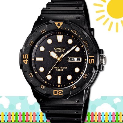 CASIO 時計屋 卡西歐手錶 MRW-200H-1E 男錶 指針錶 橡膠錶帶 黑  防水100米