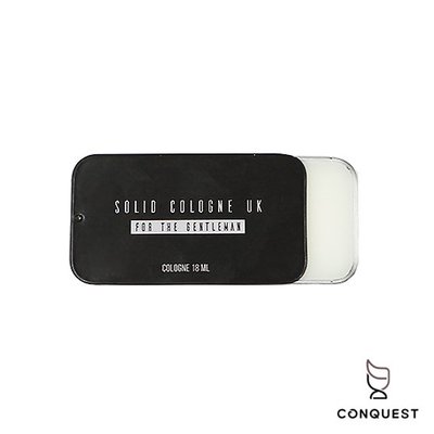 【 CONQUEST 】英國 Solid Cologne UK Sikandar 固態古龍水 體香膏香水復古鐵盒攜帶方便