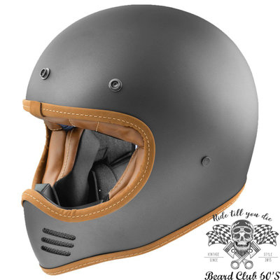 ♛大鬍子俱樂部♛ Premier® Trophy MX Edition U17 BM 義大利 山車帽 全罩 安全帽 灰色