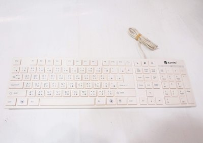 二手,KINYO 夢幻高手 有線鍵盤,巧克力注音鍵盤 /USB接頭/型號:LKB-80