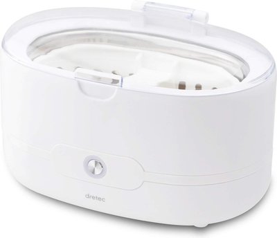 日本 DRETEC 超音波 洗浄機 洗眼鏡機 貴重金屬清潔 UC-500WT 白色