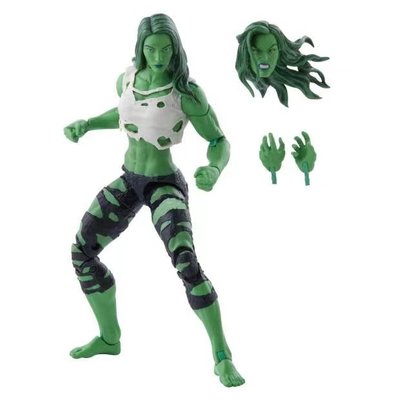 現貨動漫手辦擺件Marvel Legends 女綠巨人女浩克  6寸可動人偶模型漫威綠巨人手辦