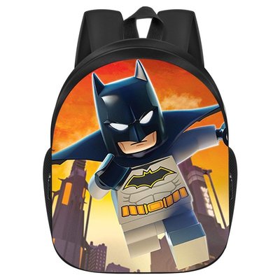 禮物周邊蝙蝠俠書包學生後背包lego batman 遊戲滌綸舒適雙肩背包 收納包