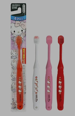 日本 EBISU 惠比壽牙刷 Hello Kitty牙刷 6歲以上
