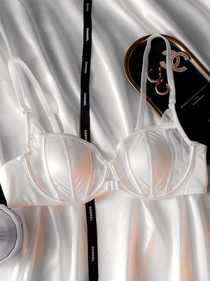 迷人半杯~前扣文胸性感二分之一罩杯網紗內衣褲法式透明胸罩套裝