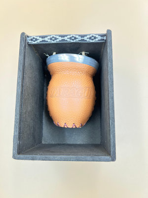 高級瑪黛茶Taragui玻璃杯／馬黛茶杯~~禮盒～～百分之百阿根廷原裝進口--#142