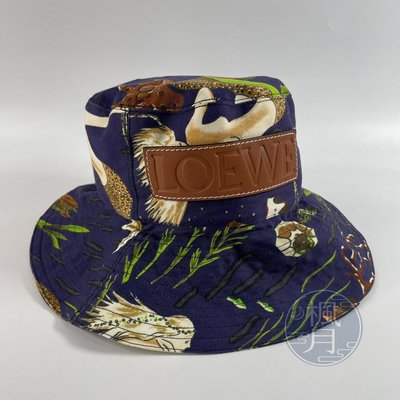 BRAND楓月 LOEWE 深藍漁夫帽 #57 帽子 精品帽款 夏天必備 穿搭 搭配 海邊必備 精品配件