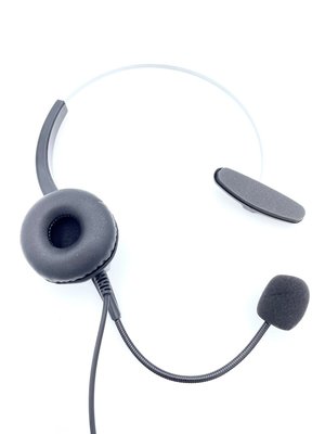 聯盟LINEMEX電話頭戴式耳機麥克風 單耳耳機麥克風 推薦品質最好電話耳機 RJ9水晶頭耳機