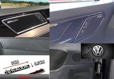 丹拿DYNAUDIO 福斯t4 t5 sportvan multivan touareg touran裝飾貼 音響標