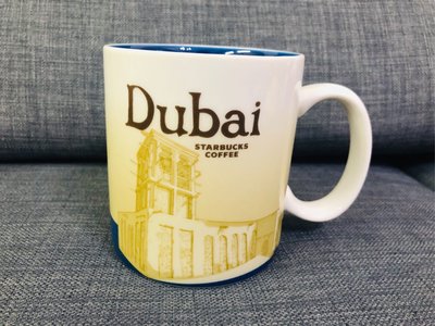 全新~星巴克 STARBUCKS 阿拉伯聯合大公國 Dubai 杜拜 城市馬克杯~附紙盒