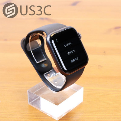 【US3C-板橋店】【一元起標】公司貨 Apple Watch 5 44mm GPS 太空灰色鋁金屬錶殼 黑色運動錶帶 智慧型手錶 蘋果手錶 二手手錶